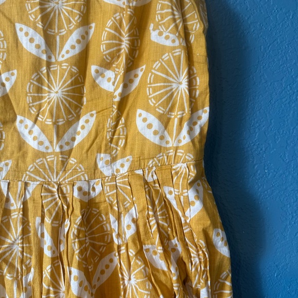 Boden Nancy Sunflower Sundress size 10 - Picture 2 of 3